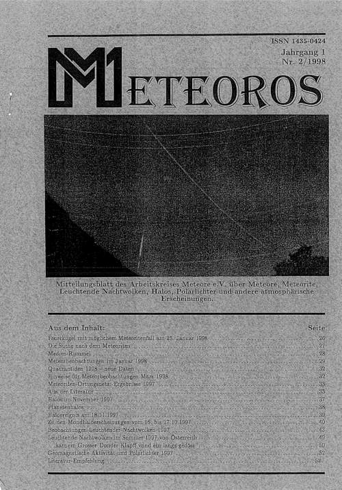 METEOROS Nr. 02/1998