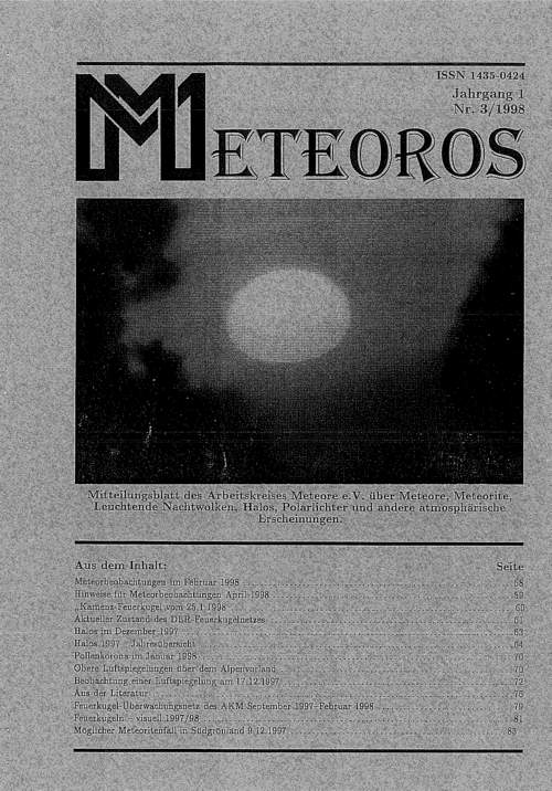 METEOROS Nr. 03/1998