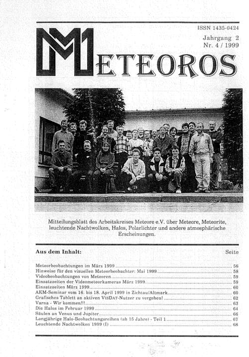 METEOROS Nr. 04/1999