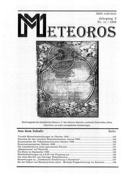 METEOROS Nr. 11/1999