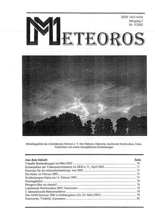 METEOROS Nr. 05/2002