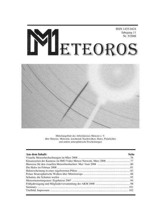 METEOROS Nr. 05/2008