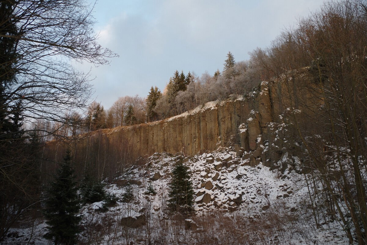 Basaltsäulen am Pöhlberg
