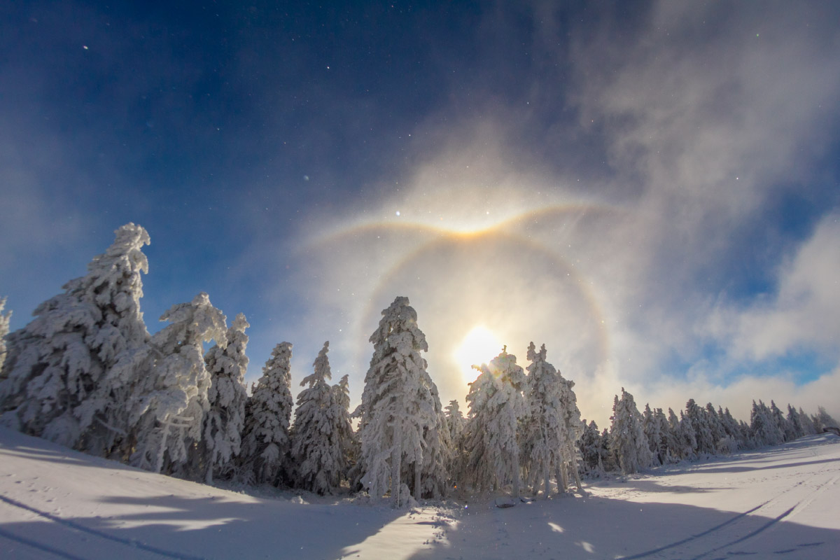 Eisnebelhalo am Keilberg