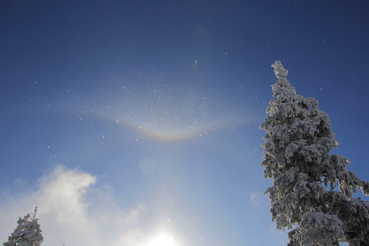 Eisnebelhalos am Keilberg