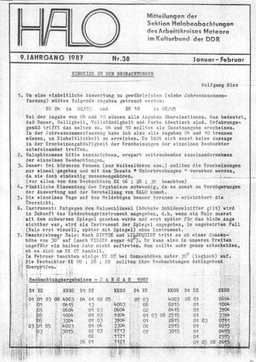 HALO Nr. 38