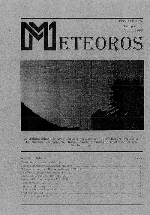 METEOROS Nr. 04/1998