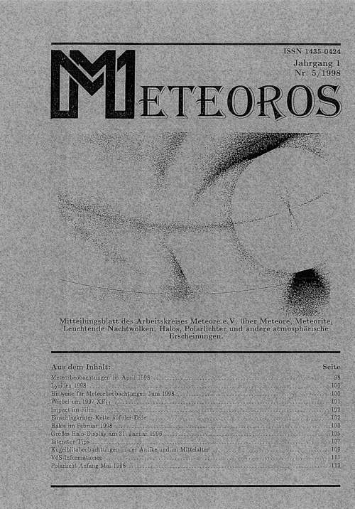 METEOROS Nr. 05/1998