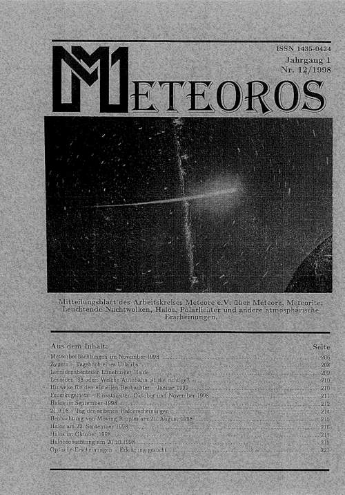 METEOROS Nr. 12/1998