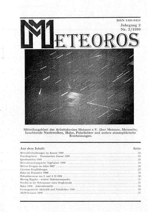 METEOROS Nr. 02/1999