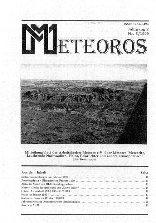 METEOROS Nr. 03/1999