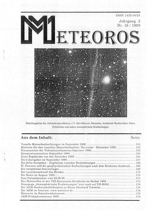 METEOROS Nr. 10/1999