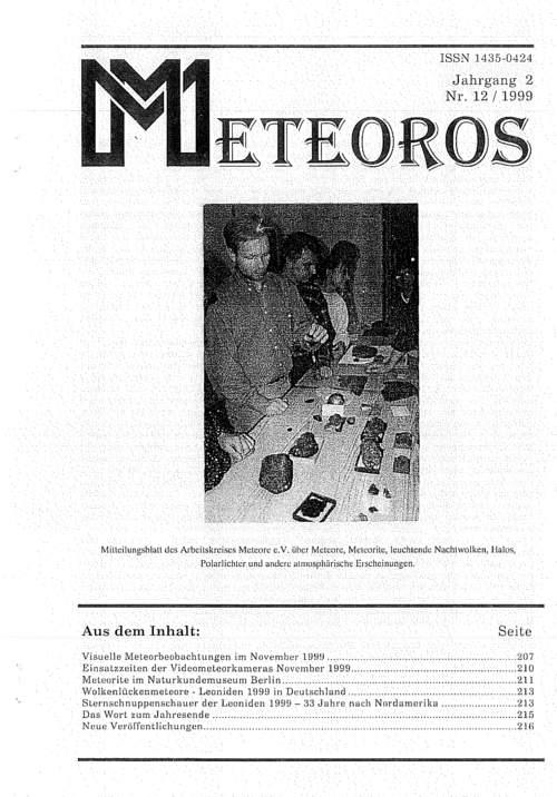 METEOROS Nr. 12/1999