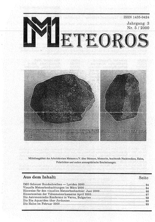 METEOROS Nr. 05/2000