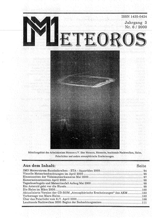 METEOROS Nr. 06/2000