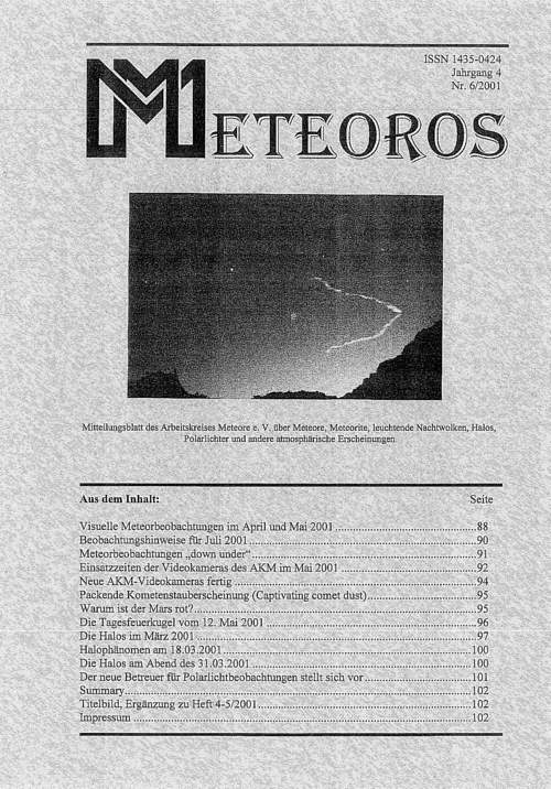 METEOROS Nr. 06/2001