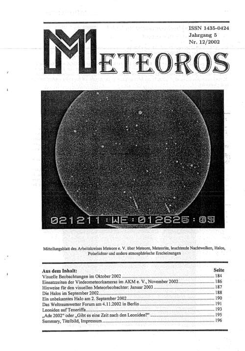 METEOROS Nr. 12/2002