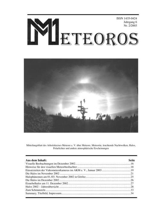 METEOROS Nr. 02/2003