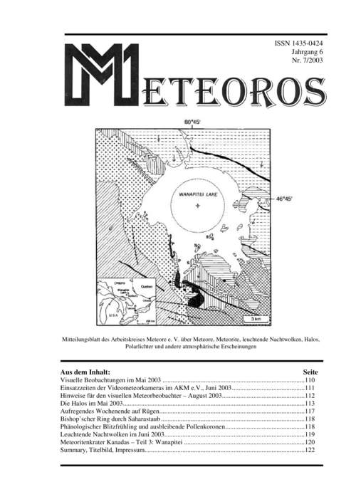 METEOROS Nr. 07/2003