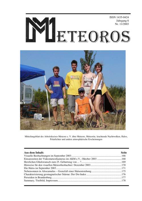 METEOROS Nr. 11/2003