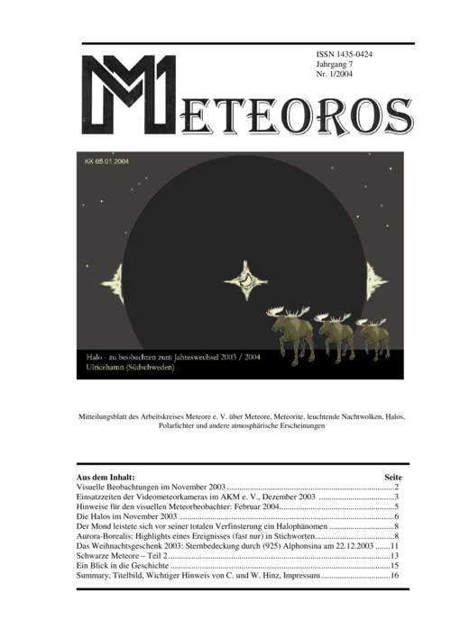 METEOROS Nr. 01/2004