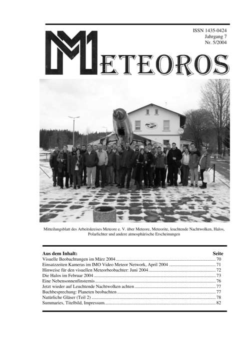 METEOROS Nr. 05/2004