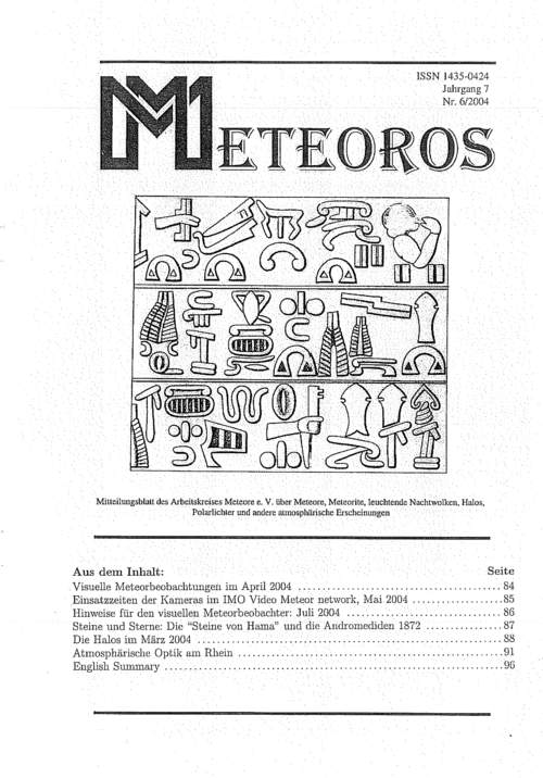 METEOROS Nr. 06/2004