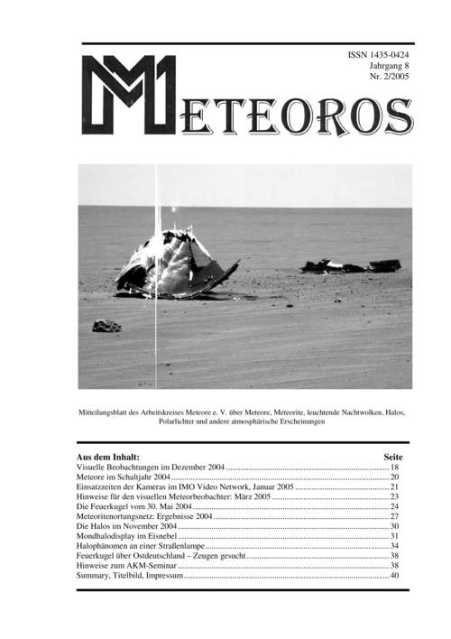 METEOROS Nr. 02/2005