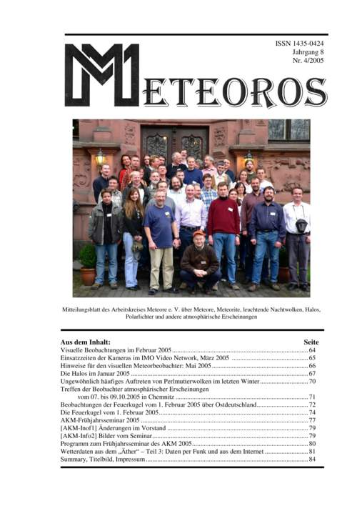 METEOROS Nr. 04/2005