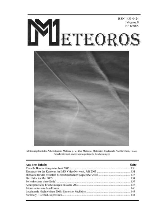 METEOROS Nr. 08/2005