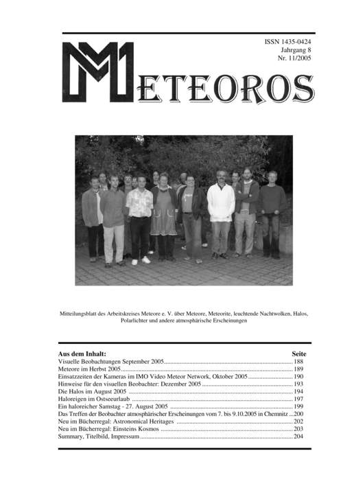 METEOROS Nr. 11/2005