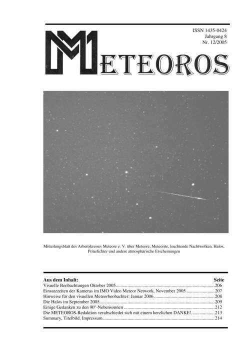 METEOROS Nr. 12/2005