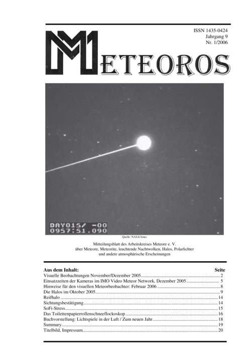 METEOROS Nr. 01/2006