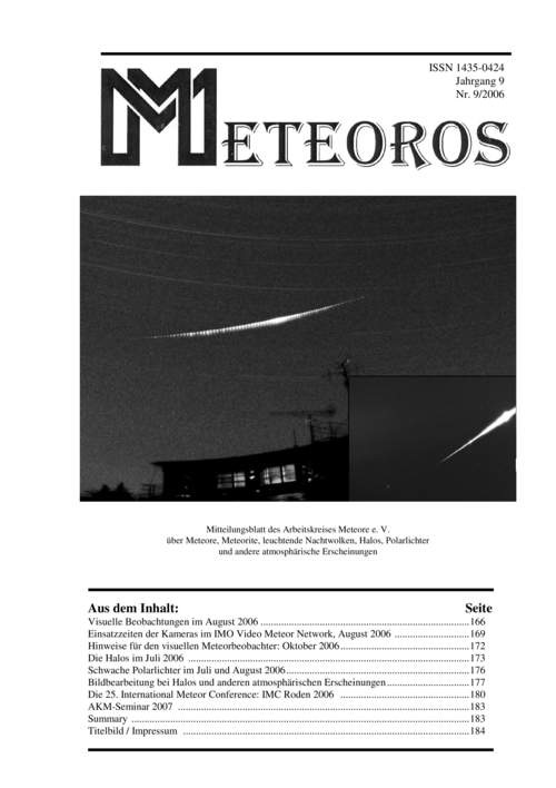 METEOROS Nr. 09/2006