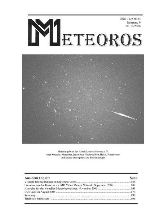 METEOROS Nr. 10/2006