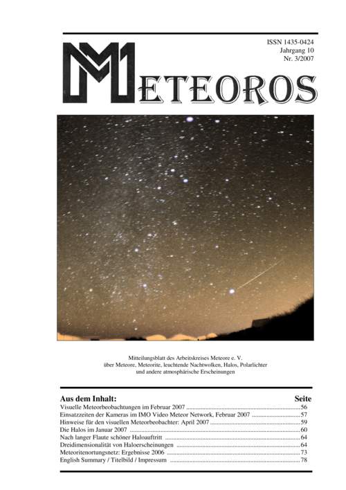 METEOROS Nr. 03/2007