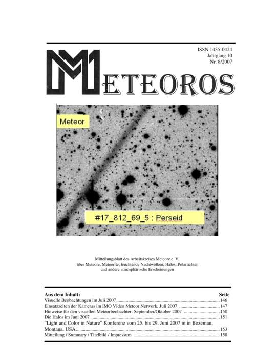 METEOROS Nr. 08/2007