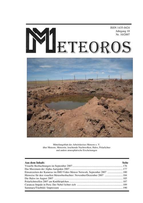 METEOROS Nr. 10/2007