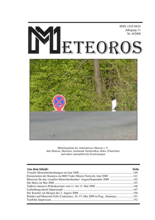 METEOROS Nr. 08/2008