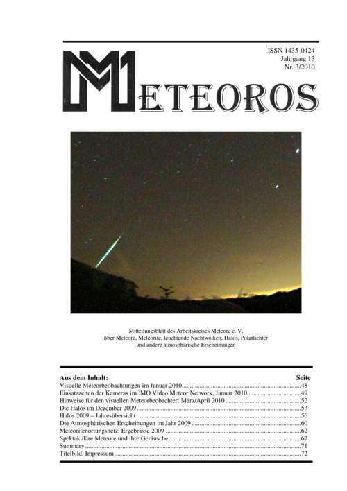 METEOROS Nr. 03/2010