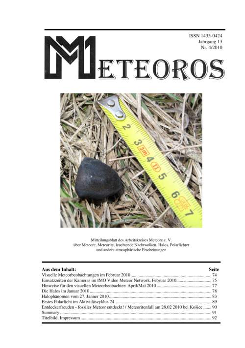 METEOROS Nr. 04/2010