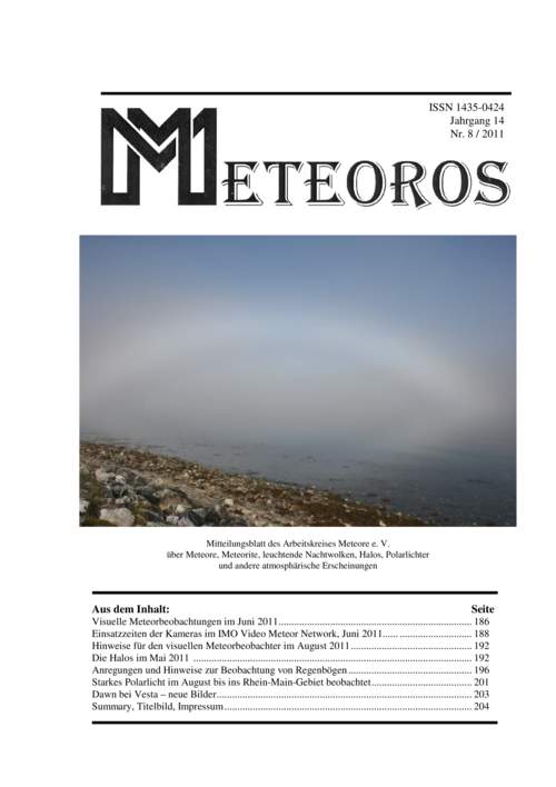 METEOROS Nr. 08/2011