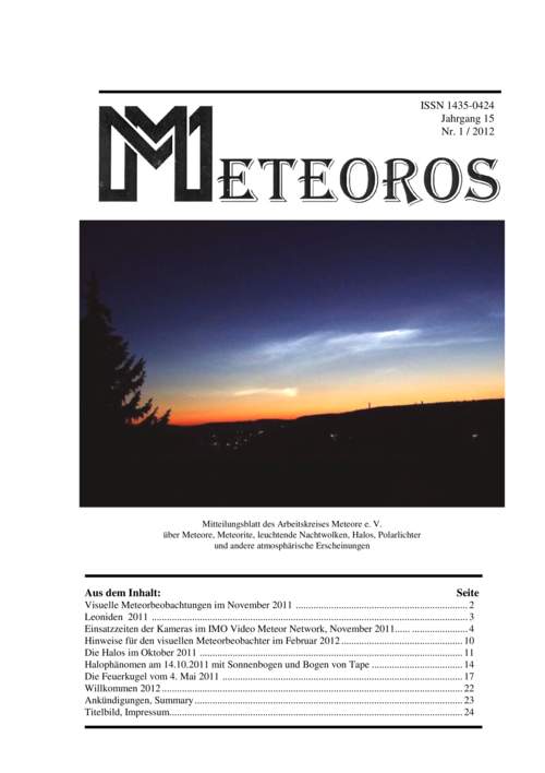 METEOROS Nr. 01/2012