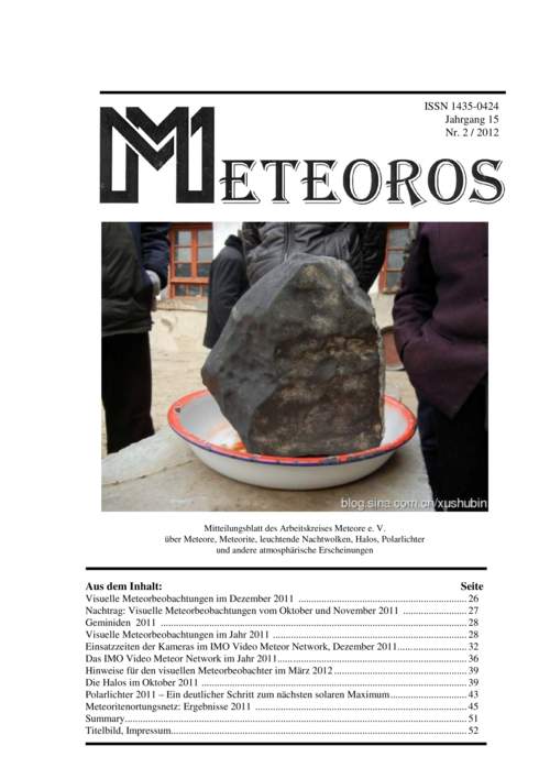 METEOROS Nr. 02/2012