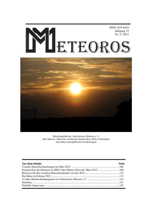 METEOROS Nr. 05/2012