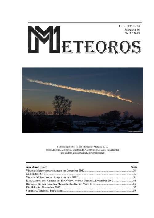 METEOROS Nr. 02/2013