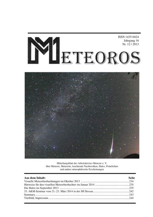 METEOROS Nr. 12/2013