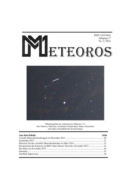 METEOROS Nr. 02/2014