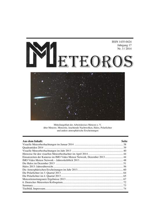 METEOROS Nr. 03/2014