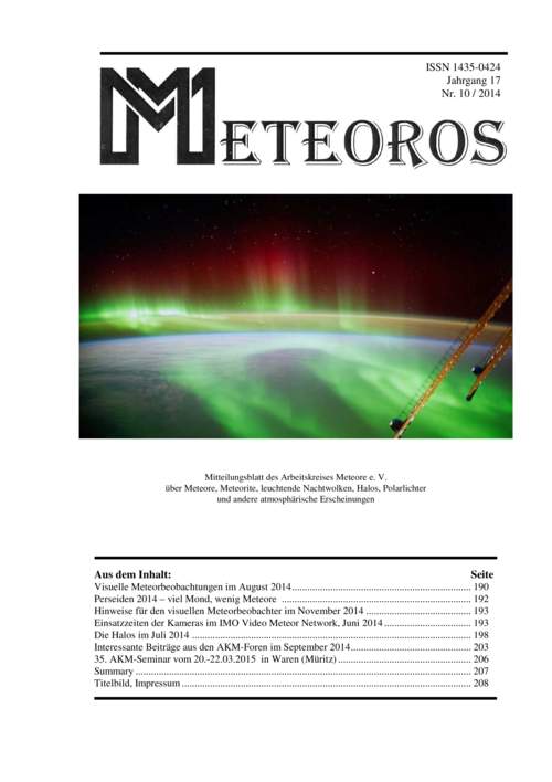 METEOROS Nr. 10/2014